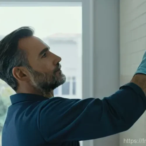 Home 28 건축자재 관련 소셜미디어 인플루언서 활용 - **Prompt 1: The Master Tiler's Craft**
"A close-up, highly detailed shot of a skilled artisan ti...